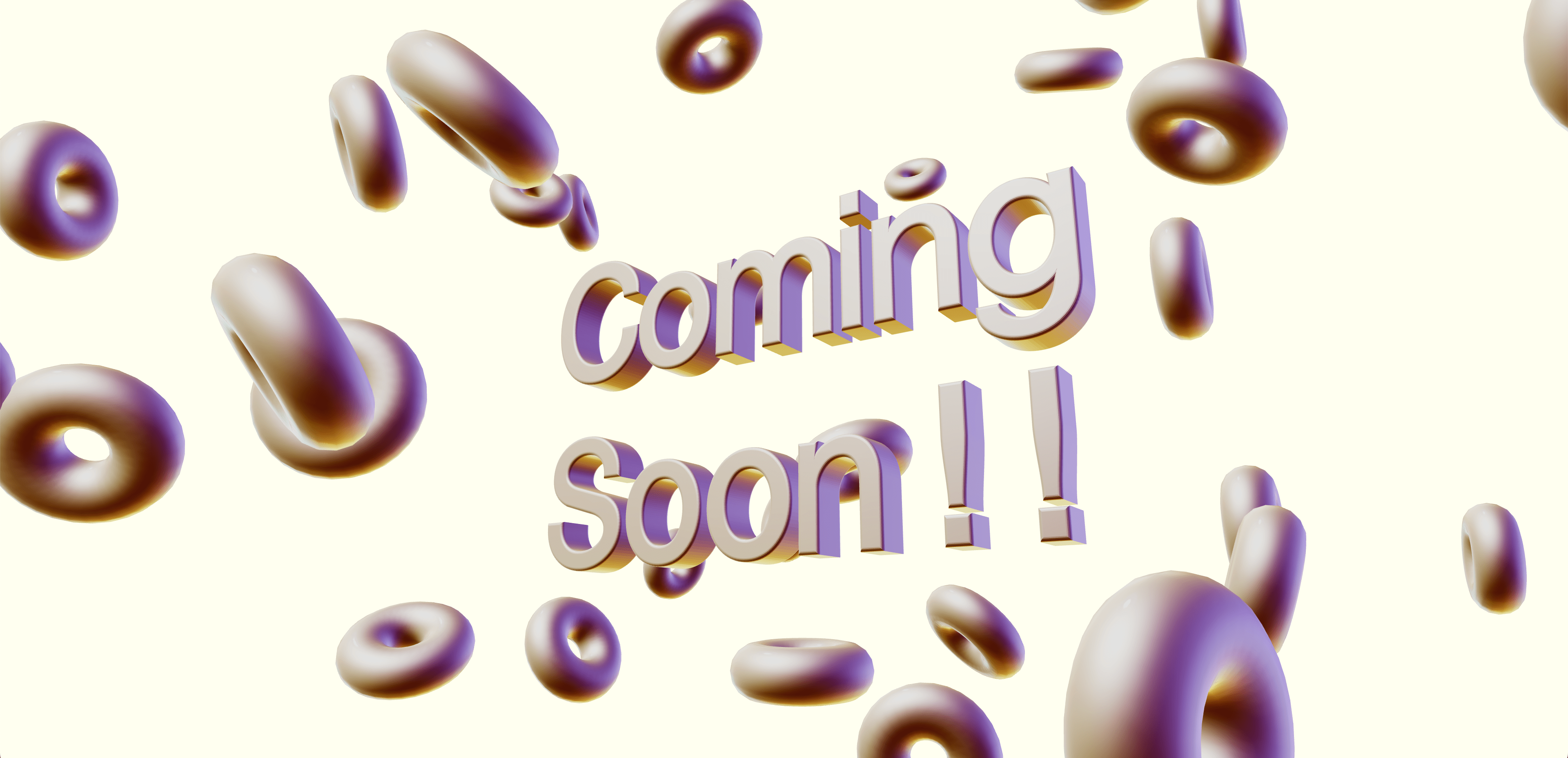 Screenshot of Coming Soon page